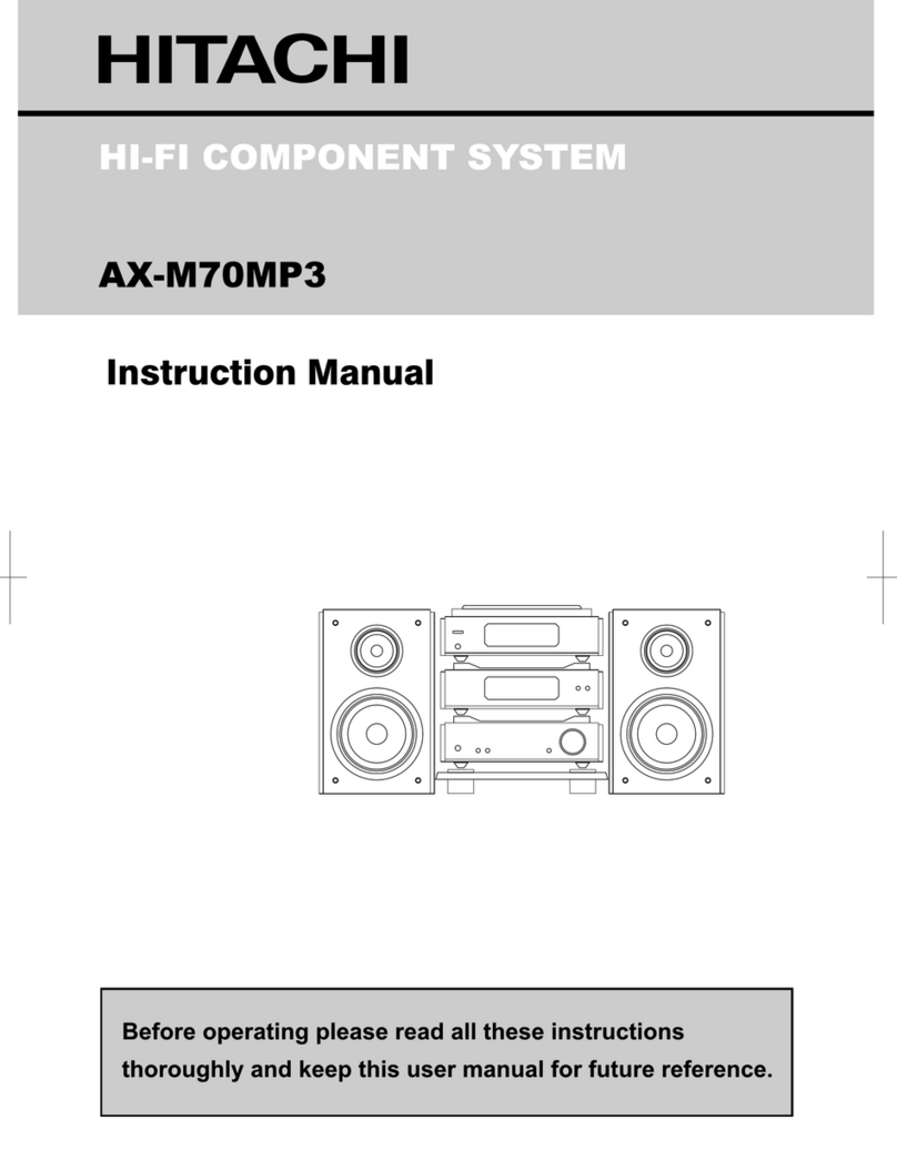 Hitachi AX-M70MP3 instruction manual