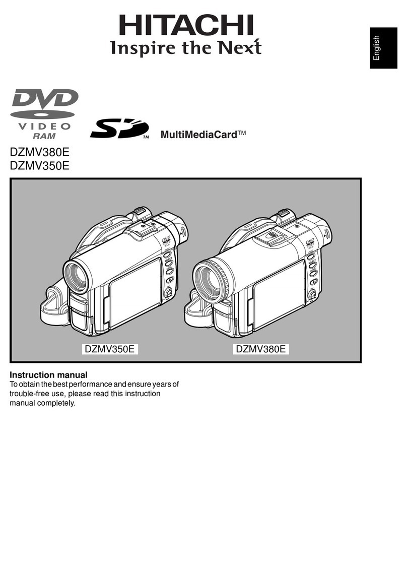 Hitachi DZMV380E User manual
