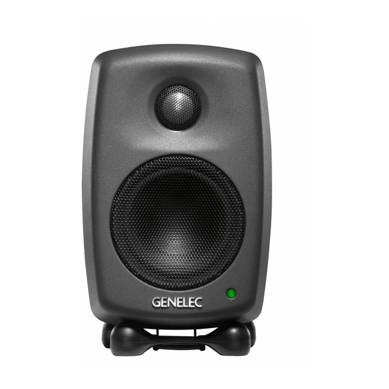 Genelec 6010A Quick setup guide