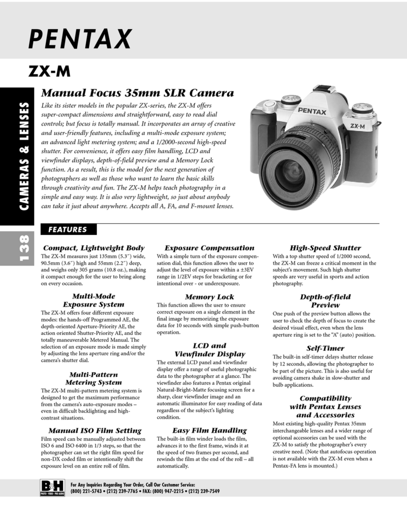 Pentax ZX-M User manual