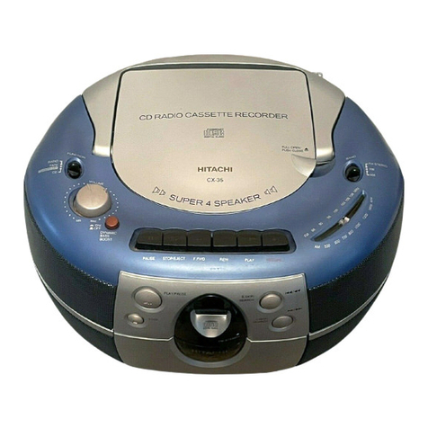 Hitachi CX-35E(BS) Operation User manual