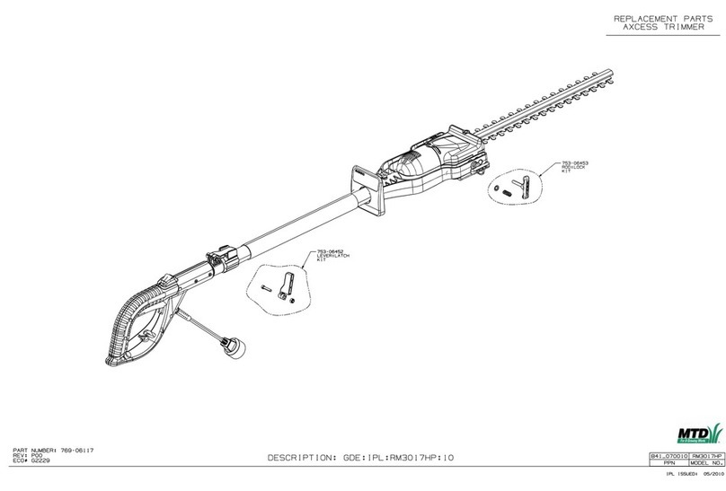MTD RM3017HP Manual