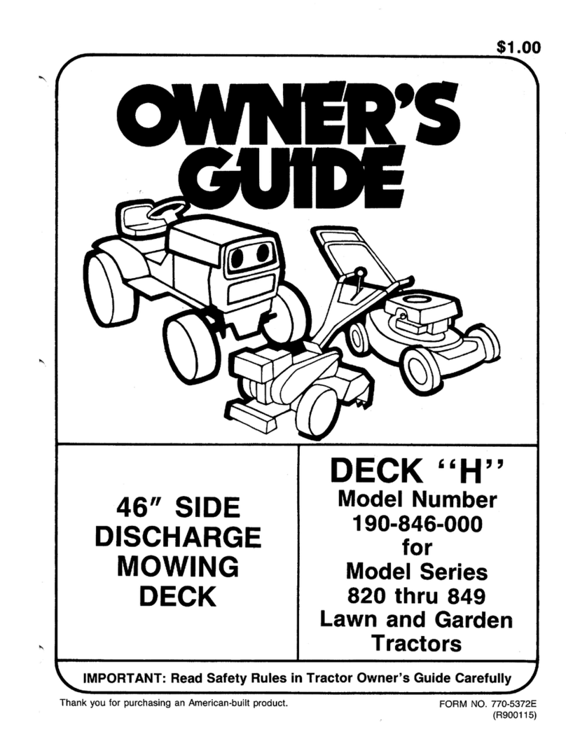 MTD 190-846-000 User manual MTD 190-846-000 User manual