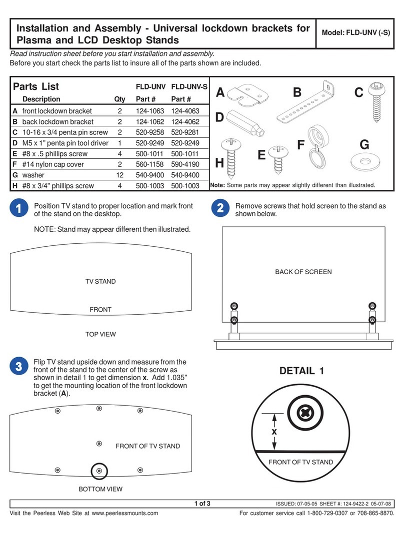 PEERLESS FLD-UNV Guide