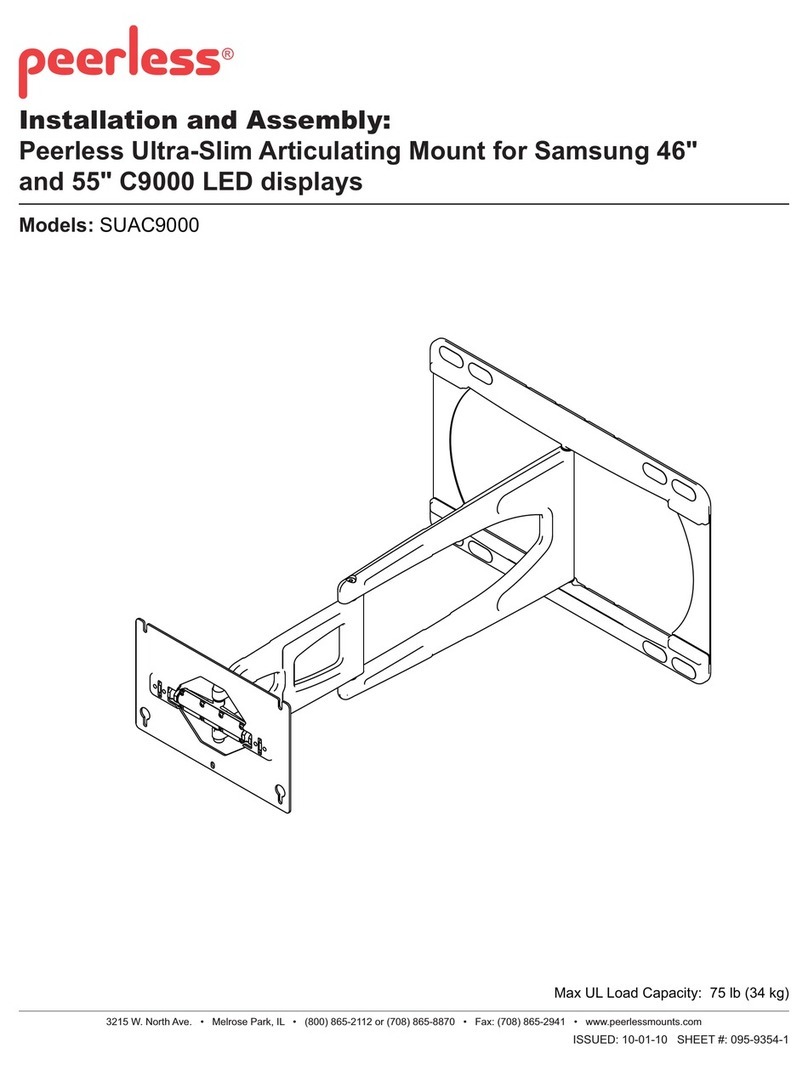 PEERLESS SUAC9000 and assembly Guide PEERLESS SUAC9000 and assembly Guide