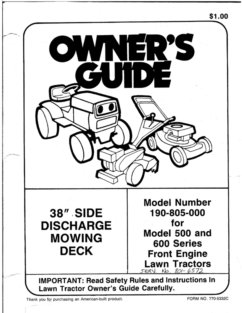 MTD 190-805-000 owner's guide