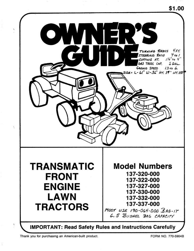 MTD 137-320-000 User manual MTD 137-320-000 User manual