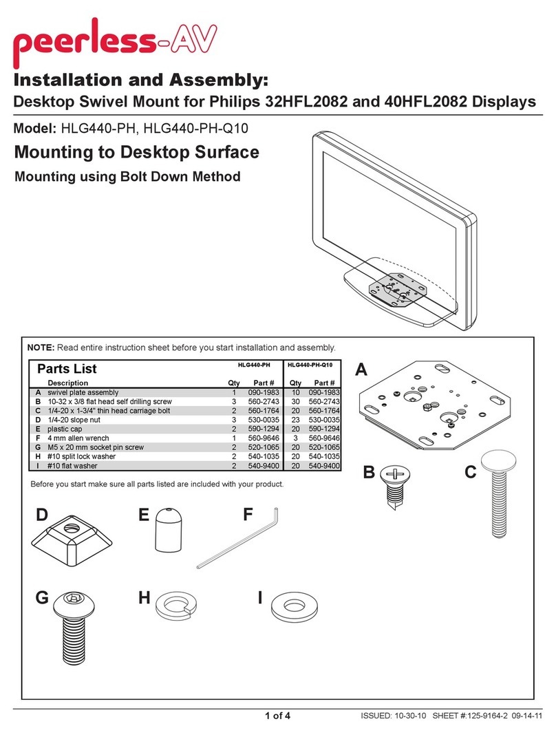 peerless-AV HLG440-PH Guide
