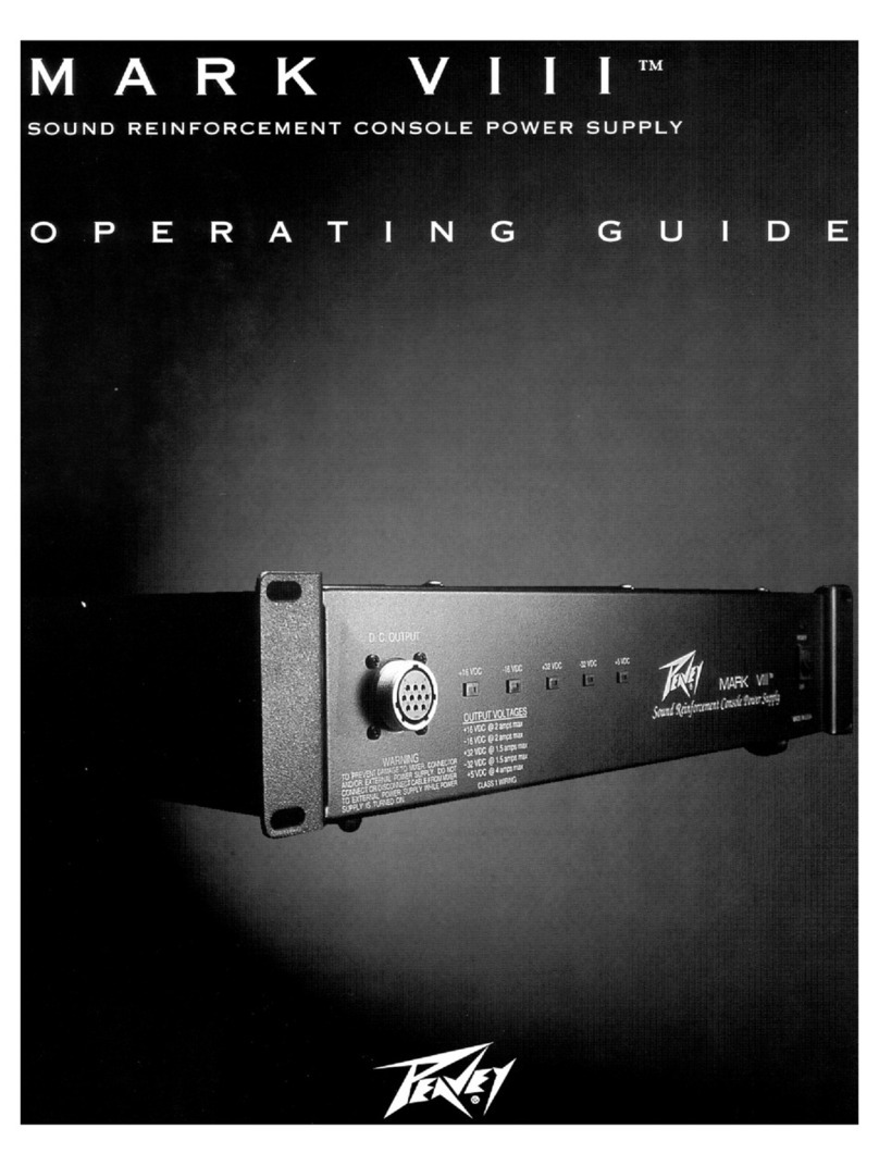 Peavey Mark VIII User manual