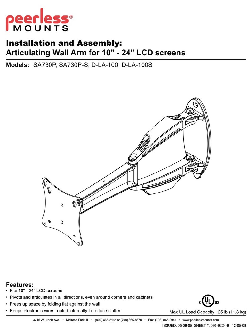 PEERLESS SA730P  and assembly Guide
