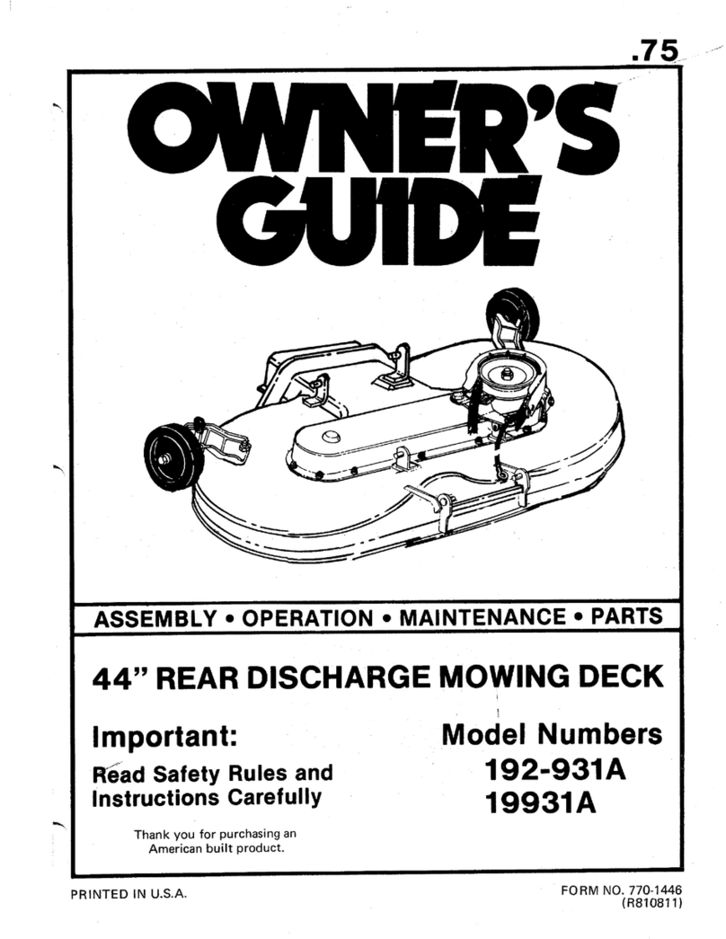 MTD 192-931A owner's guide