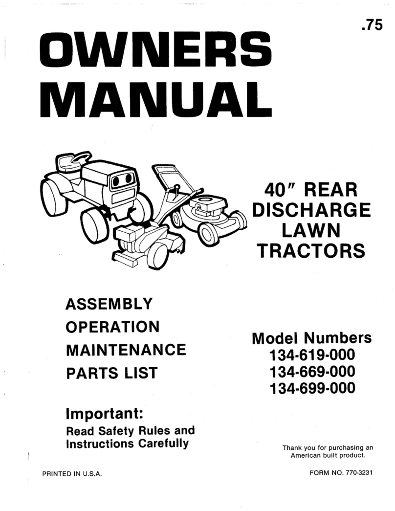 MTD 134-619-000 owner's manual