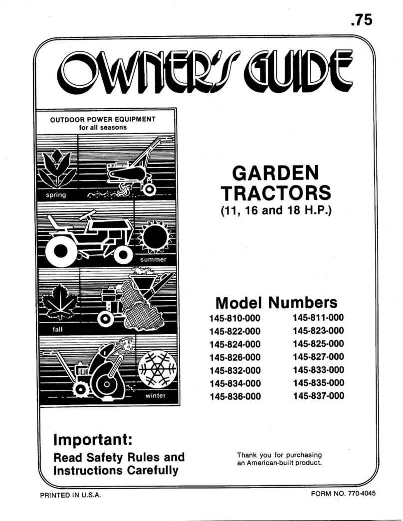MTD 145-810-000 User manual