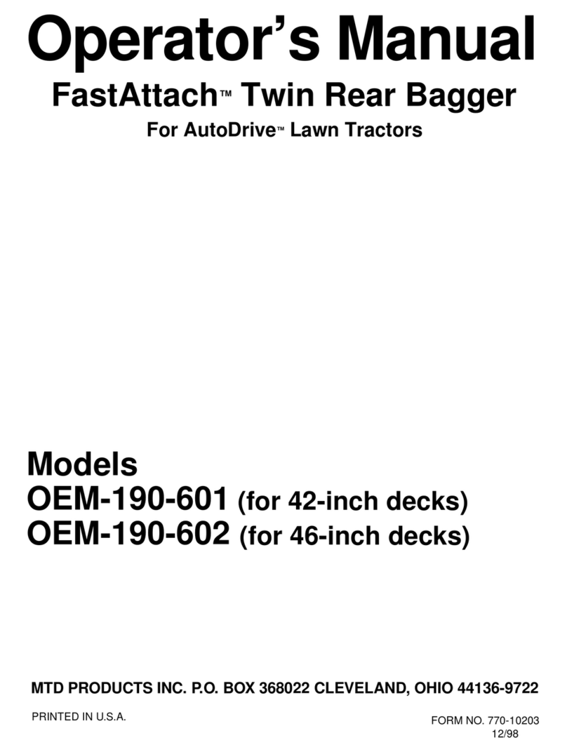 MTD OEM-190-602 User manual