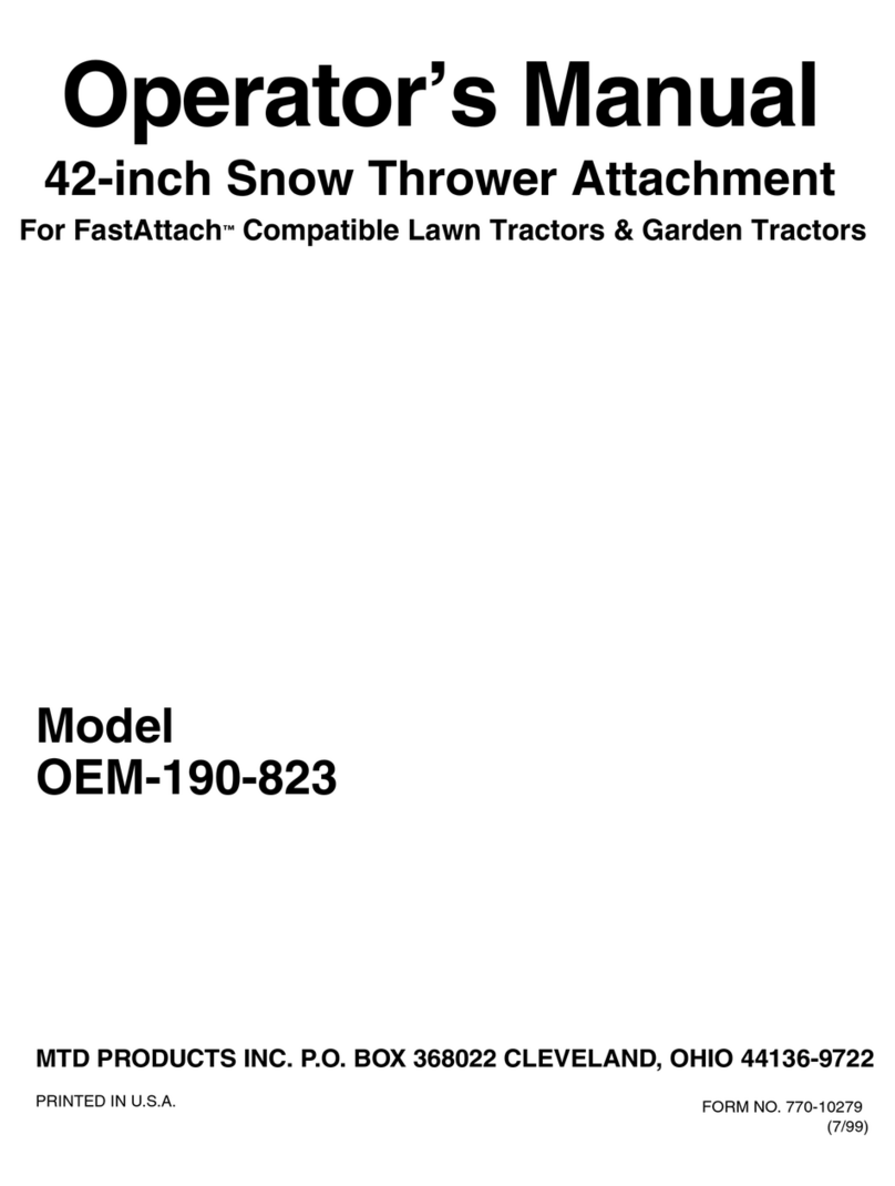 MTD OEM-190-823 User manual