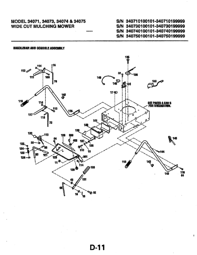 MTD 34071 User manual