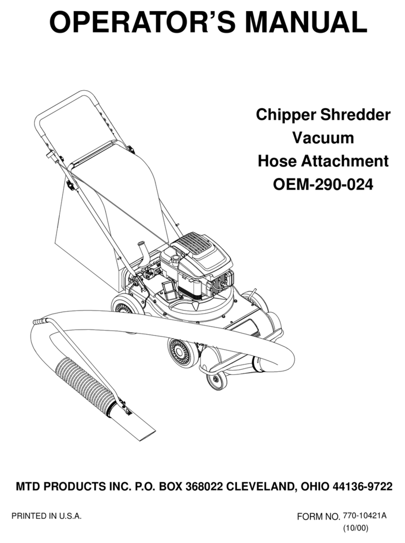 MTD OEM-290-024 User manual