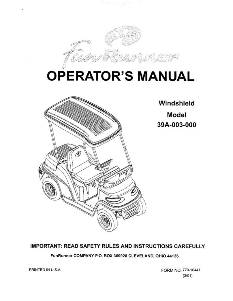 FunRunner Fun Runner 39A-003-000 Operator's manual