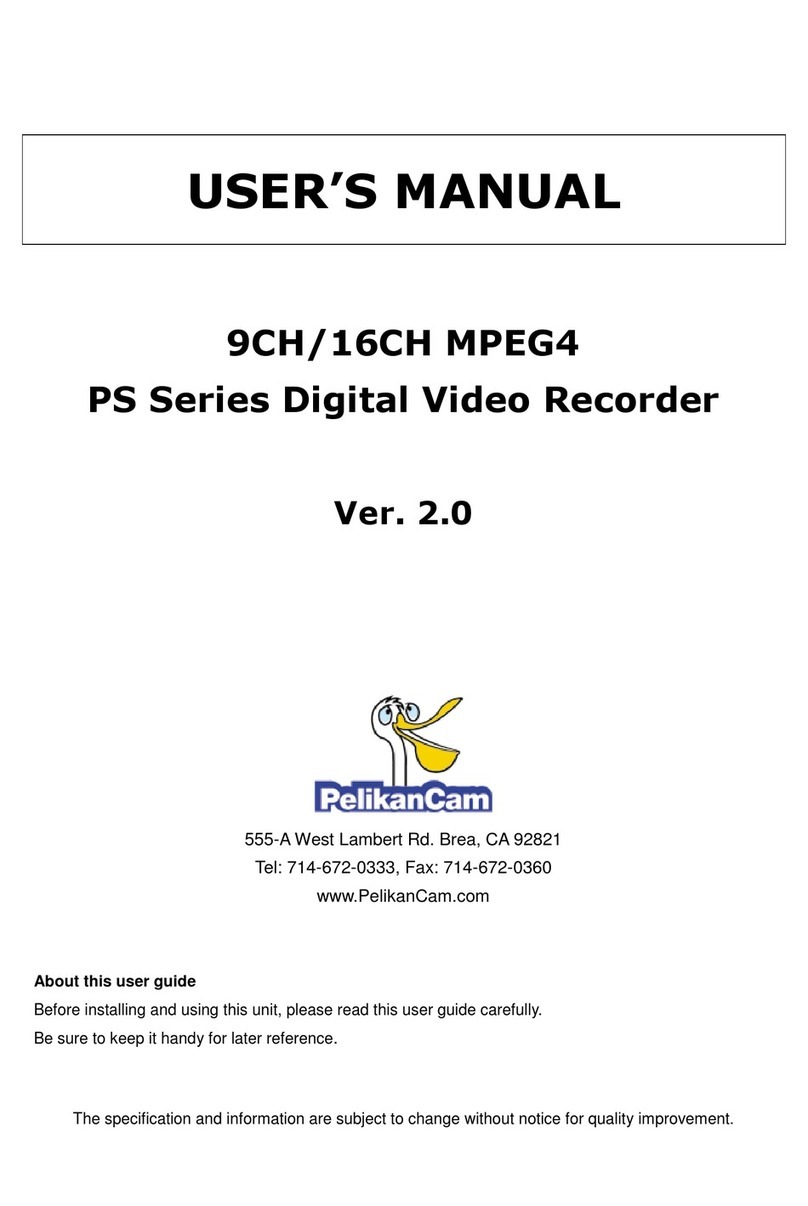 Pelikan 9CH MPEG4 user manual