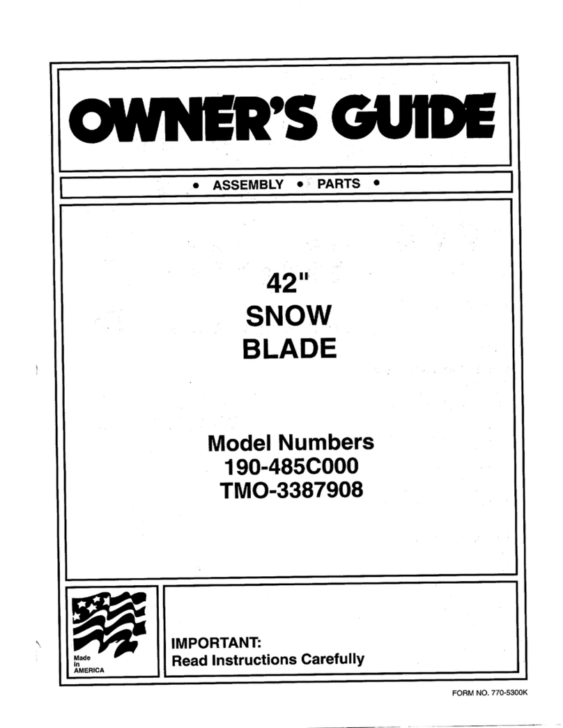 MTD 190-485C000 User manual MTD 190-485C000 User manual