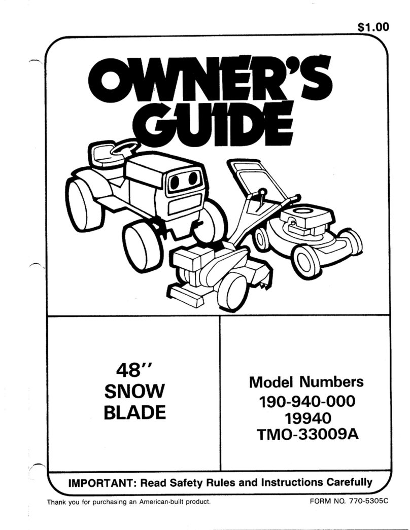 MTD TMO-33009A owner's guide