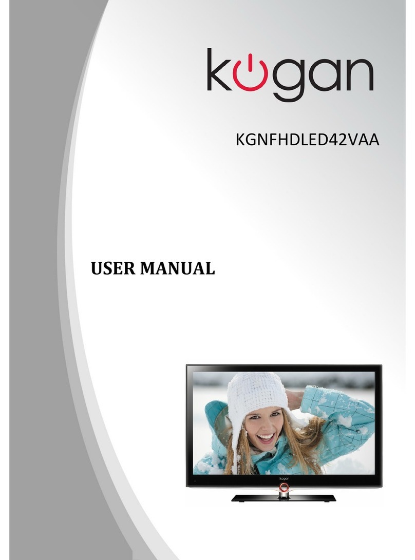 Kogan KGNFHDLED42VAA User manual Kogan KGNFHDLED42VAA User manual