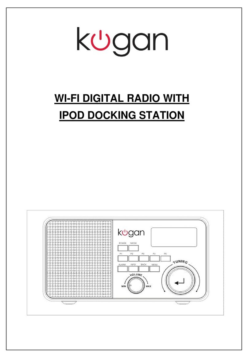 Kogan WiFi Digital Radio User manual