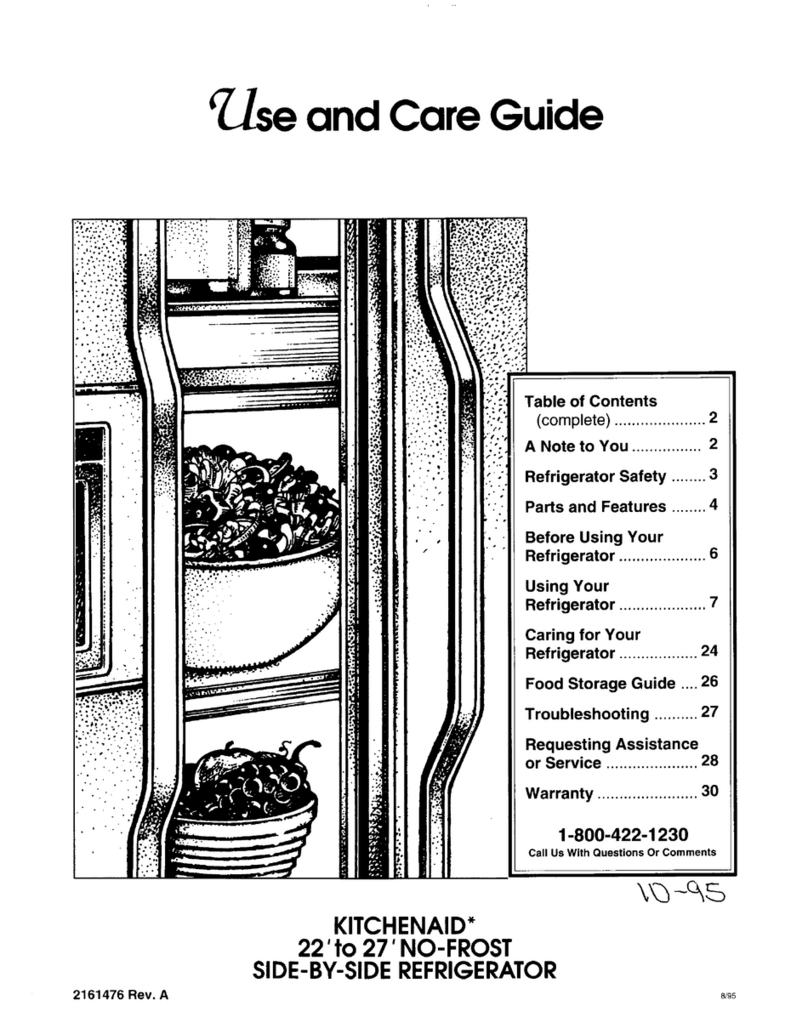 KitchenAid KSRS25QDAL00 User manual