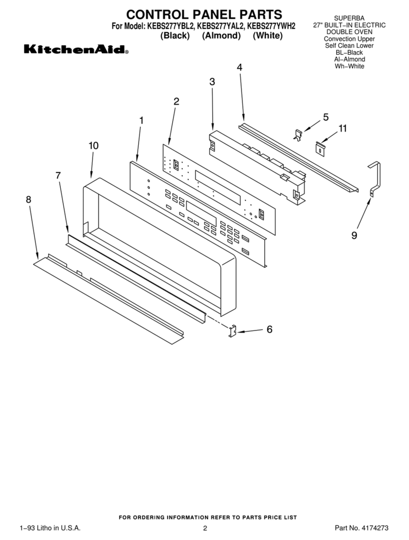 KitchenAid KEBS277YAL2 User manual