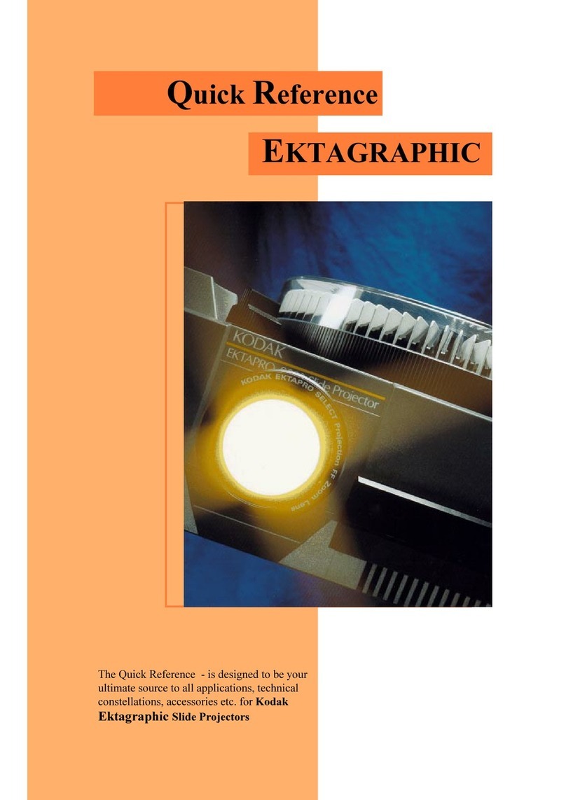 Kodak EKTAGRAPHIC User manual Kodak EKTAGRAPHIC User manual