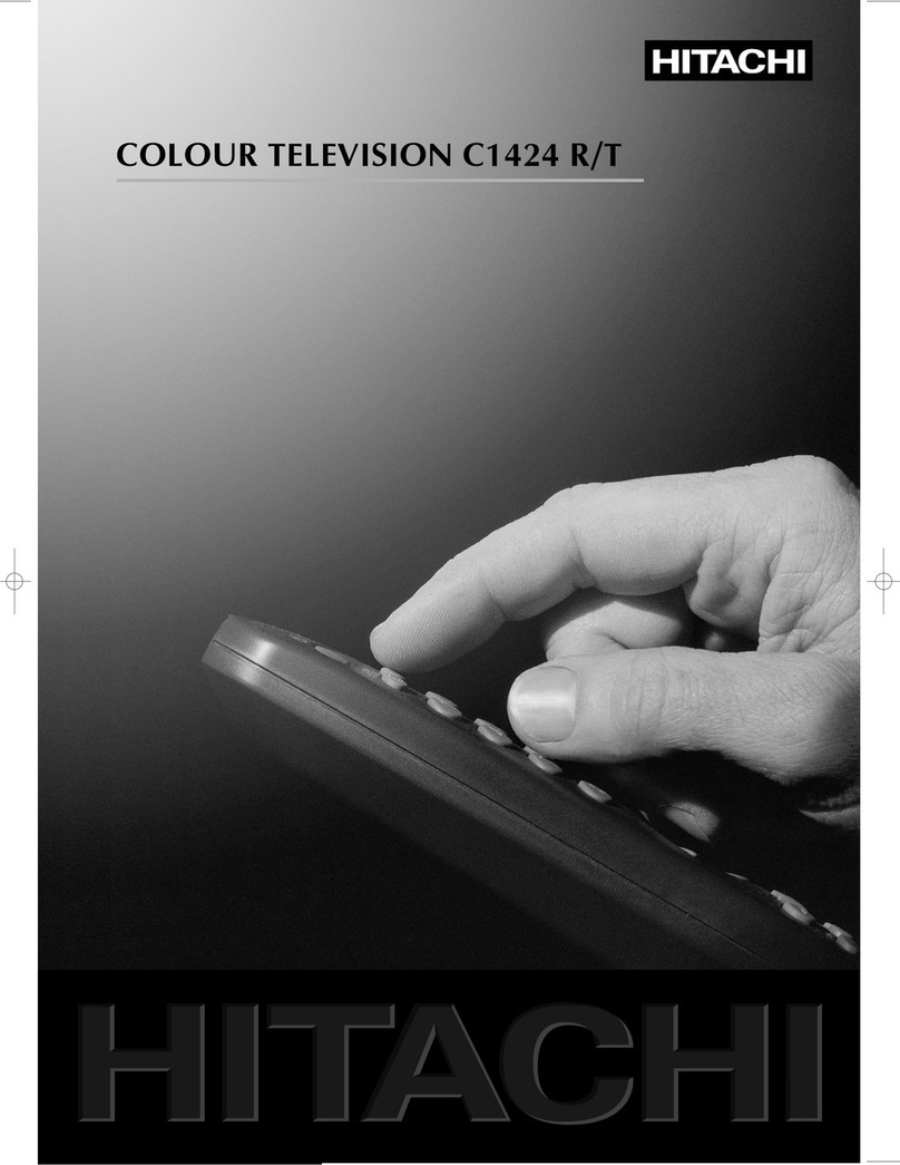 Hitachi C1424R User manual