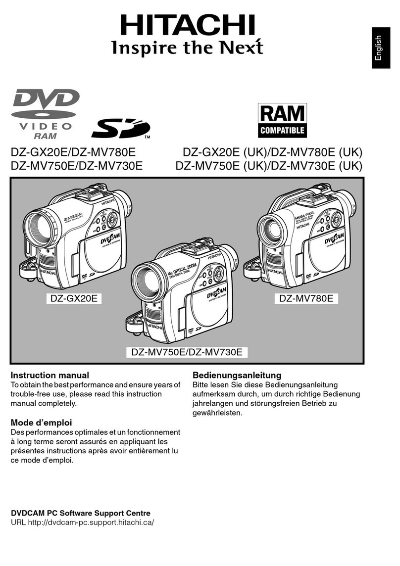 Hitachi DZ-MV730E User manual
