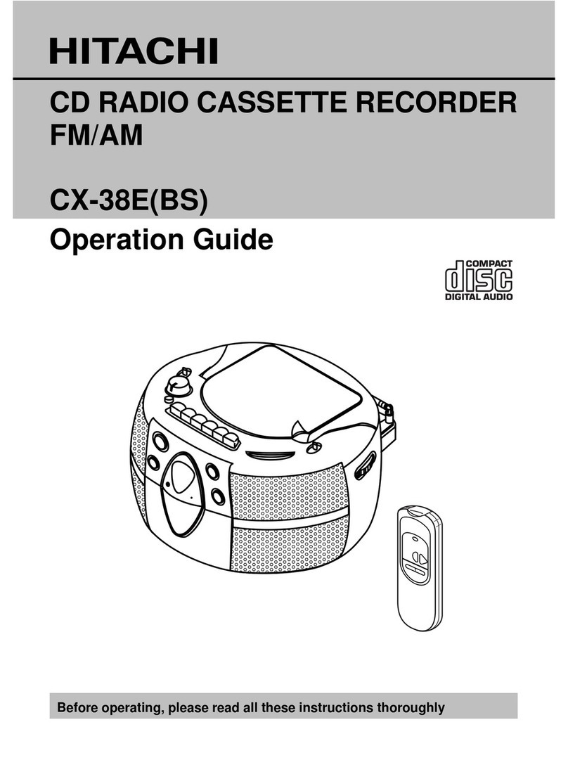 Hitachi CX-38E user guide