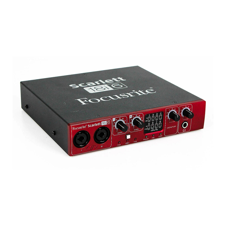 Focusrite Scarlett 18i6 user guide