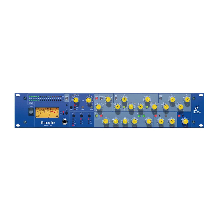 Focusrite ISA 220 Session Pack instructions
