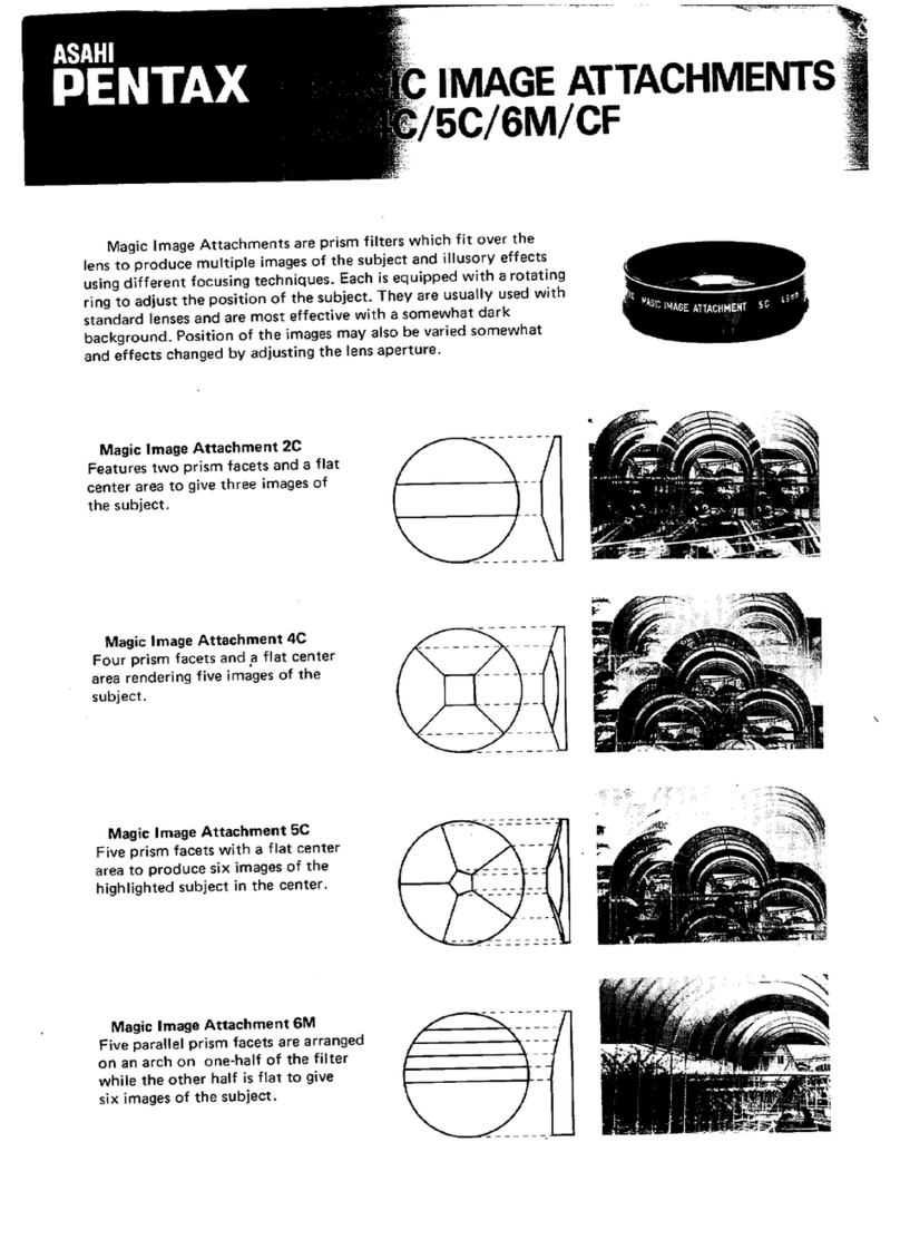Pentax Magic Image Attachments 2C User manual Pentax Magic Image Attachments 2C User manual