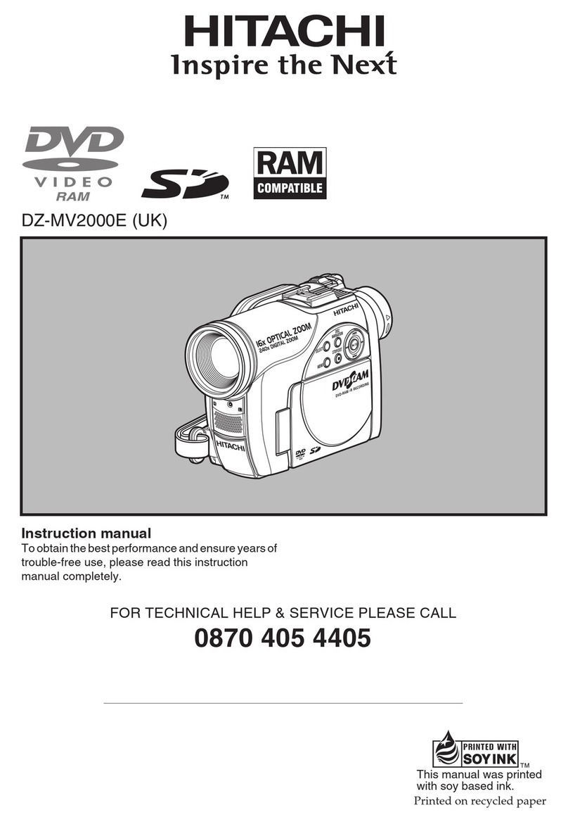 Hitachi DZMV2000E User manual