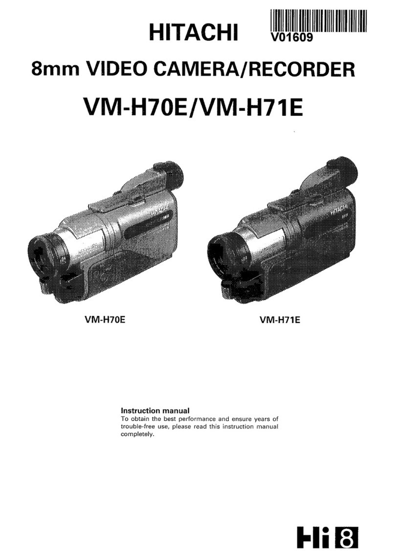 Hitachi VM-H70E User manual