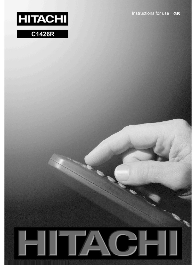 Hitachi C1426R User manual