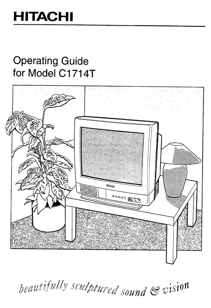 Hitachi C1714T User manual