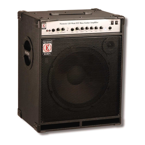 Eden Nemesis Silver Series NA120 owner's manual