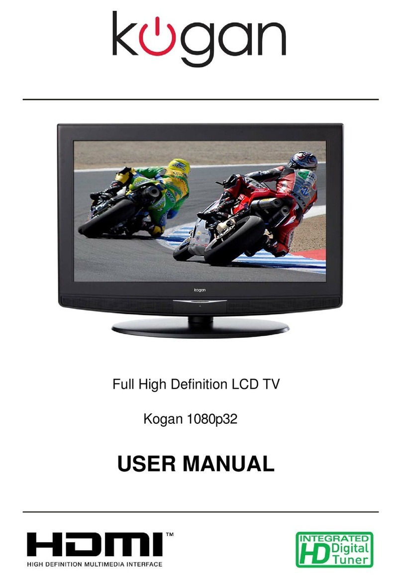 Kogan HDMI 1080p32 User manual Kogan HDMI 1080p32 User manual