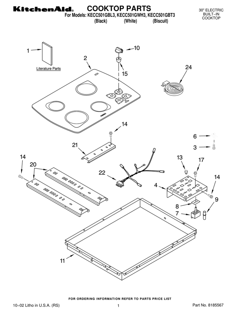 KitchenAid KECC501GBL3 User manual