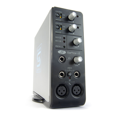 Focusrite Saffire LE User manual