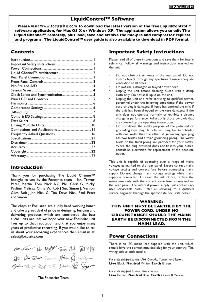 Focusrite LiquidControl manual