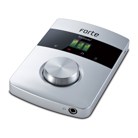 Focusrite Forte user guide