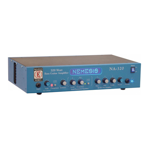 Eden Nemesis NA320 owner's manual