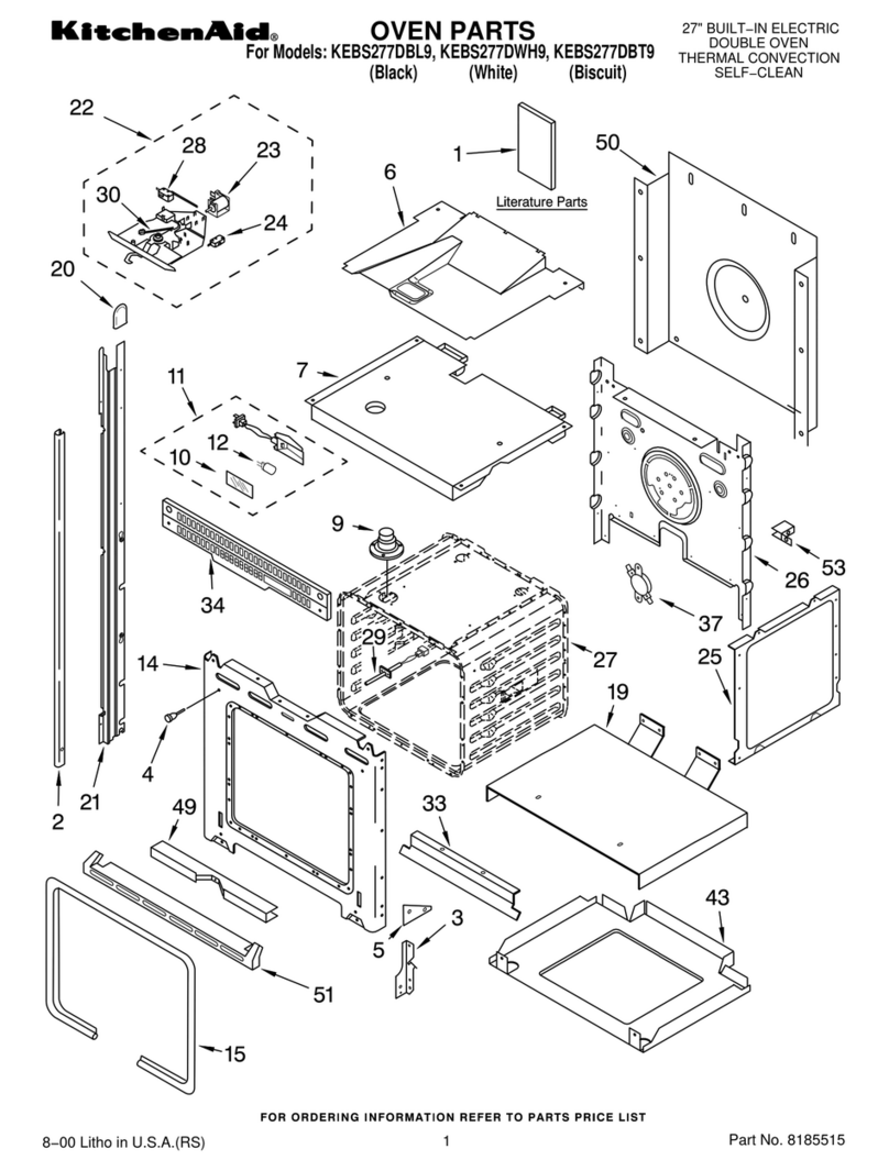 KitchenAid KEBS277DBL9 parts list