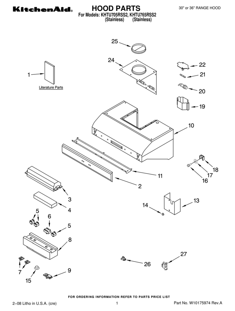 KitchenAid KHTU705RSS2 User manual