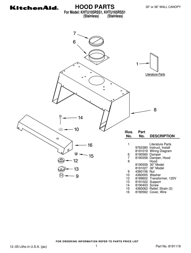 KitchenAid KHTU105RSS1 User manual